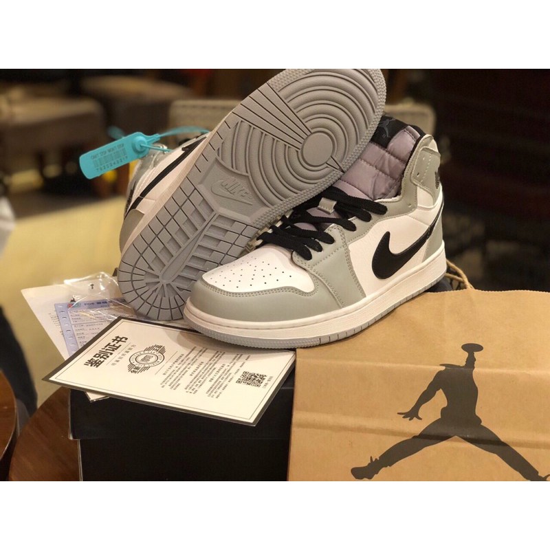 [Full box] Giày thể thao jordan 1 high smoke [ Sneaker ] [ Jordan xám cổ cao ] [ JD 1 ] [ air jordan ]